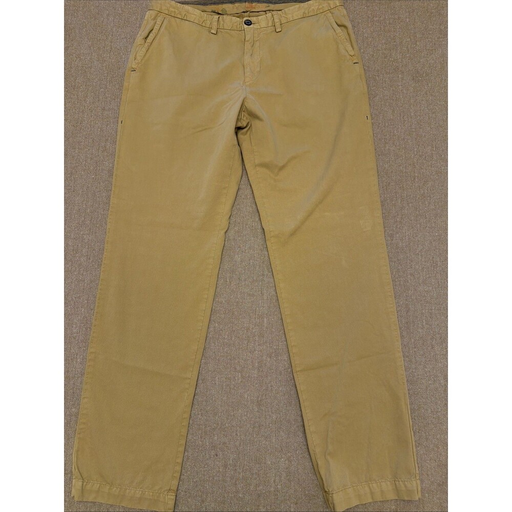 Tommy Bahama Mens Pants 36x34 Khaki Tan Straight Leg Chino Casual Pima Cotton